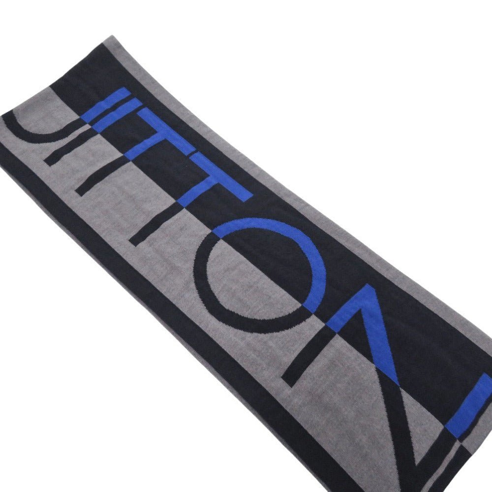 LOUIS VUITTON Scarf M71240 wool Navy Echarpe LV Horizon | AlmaBagz - Image 2