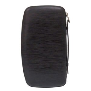 LOUIS VUITTON Long Wallet Purse M63042 Epi Leather Noir Organizer Atoll | AlmaBagz
