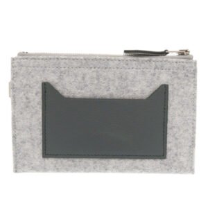 HERMES Pouch Epsom, felt gray Toudou Pouch | AlmaBagz