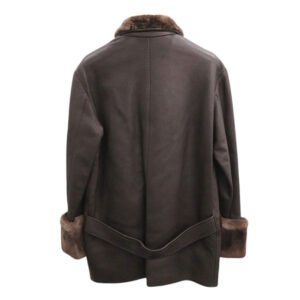 HERMES Other outerwear Dearskin Brown coat 34 | AlmaBagz