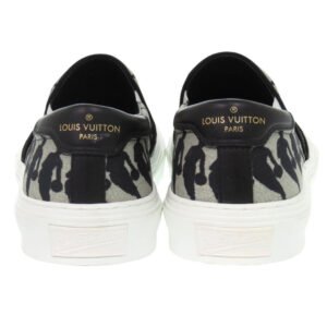 LOUIS VUITTON sneakers Canvas, Leather gray Trocadero NBA collaboration 5 | AlmaBagz