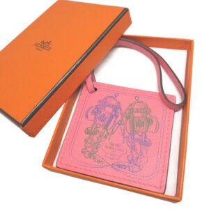 HERMES key ring Vaux Swift Roseet Carenano BRIDES de GALA unisex(Unisex) Used | AlmaBagz