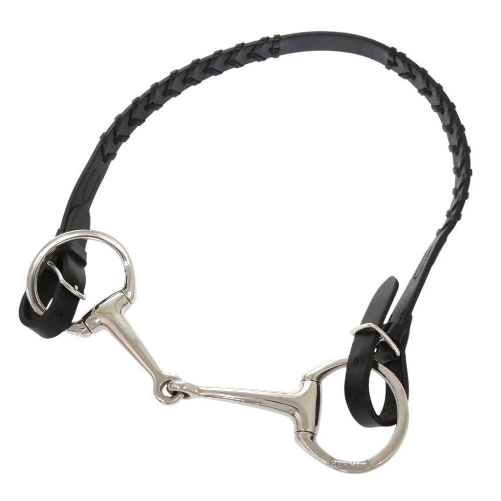 HERMES belt Vaux Swift black Horsebit Buckle 90 | AlmaBagz