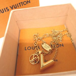LOUIS VUITTON Necklace M61083 metal gold Essential V | AlmaBagz