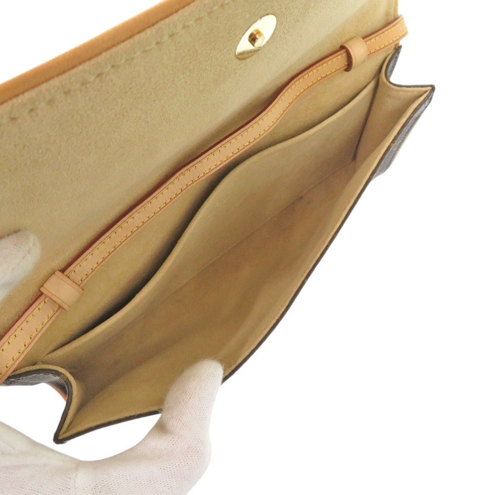 LOUIS VUITTON Shoulder Bag M51852 Monogram canvas Brown Monogram Pochette Twin GM | AlmaBagz - Image 3