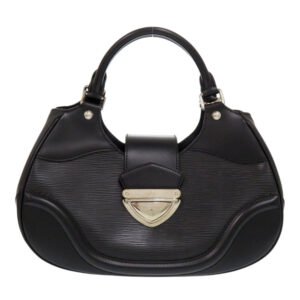 LOUIS VUITTON Handbag M59302 Epi Leather Noir Epi Sac Montaigne | AlmaBagz