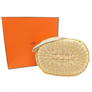 HERMES Clutch bag Straw, Taurillon Clemence Kle Petite H Minodiaire | AlmaBagz
