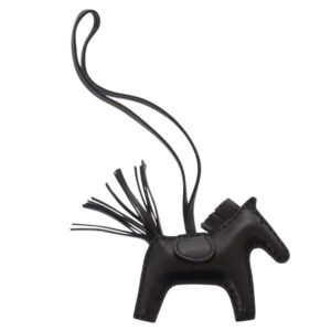 HERMES key ring Anyo Miro So Black Rodeo PM | AlmaBagz