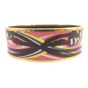 HERMES Bangle metal pink Bracelets BRIDES de GALA Emilel GM unisex(Unisex) Used | AlmaBagz