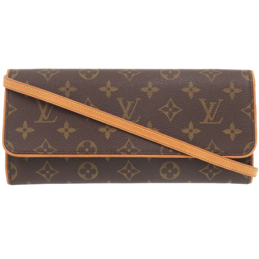LOUIS VUITTON Shoulder Bag M51852 Monogram canvas Brown Monogram Pochette Twin GM Women Used | AlmaBagz - Image 7