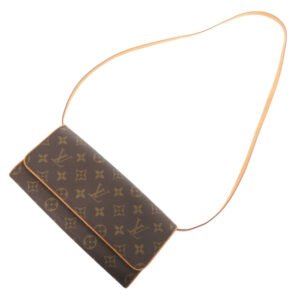 LOUIS VUITTON Shoulder Bag M51852 Monogram canvas Brown Monogram Pochette Twin GM Women Used | AlmaBagz