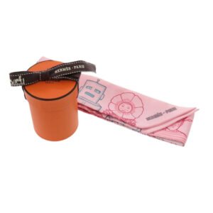 HERMES scarf 063780S silk Roseper Twilly DRESSE CODE Women Used | AlmaBagz