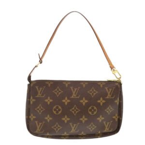 LOUIS VUITTON Pouch M51980 Monogram canvas Brown Monogram Pochette Accessory Pouch Women Used | AlmaBagz