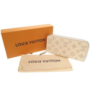 LOUIS VUITTON Long Wallet Purse M69821 Monogram Mahina Yvoire Monogram Mahina Zippy wallet | AlmaBagz