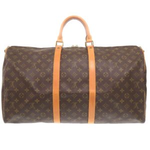 LOUIS VUITTON Boston Duffel bag M41414 Monogram canvas Brown Monogram Keepall bandouliere55 | AlmaBagz