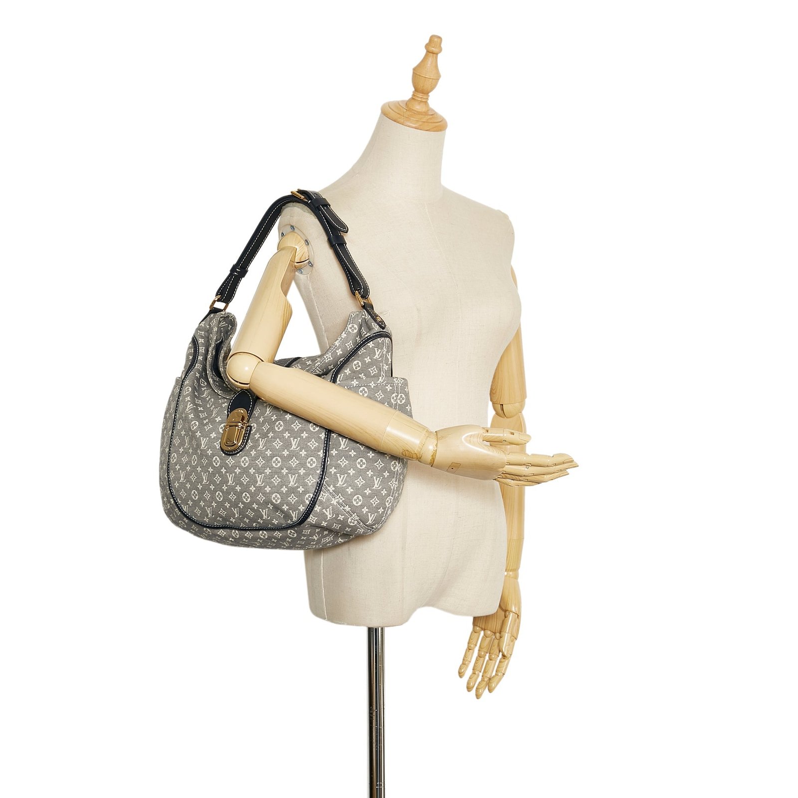 LOUIS VUITTON Monogram Mini Lin Idylle Romance Gray | AlmaBagz