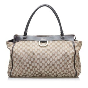 Gucci GG Canvas Abbey D-Ring Tote Tote Bag | AlmaBagz