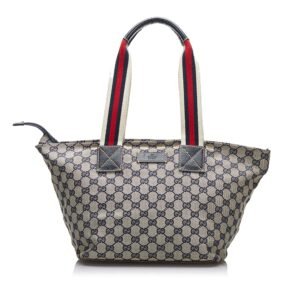 Gucci GG Canvas Web Handbag | AlmaBagz