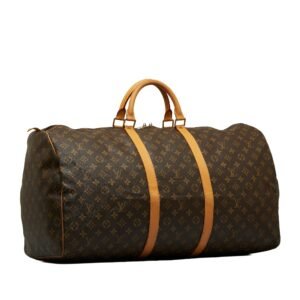 LOUIS VUITTON Monogram Keepall 60 Travel Bag | AlmaBagz