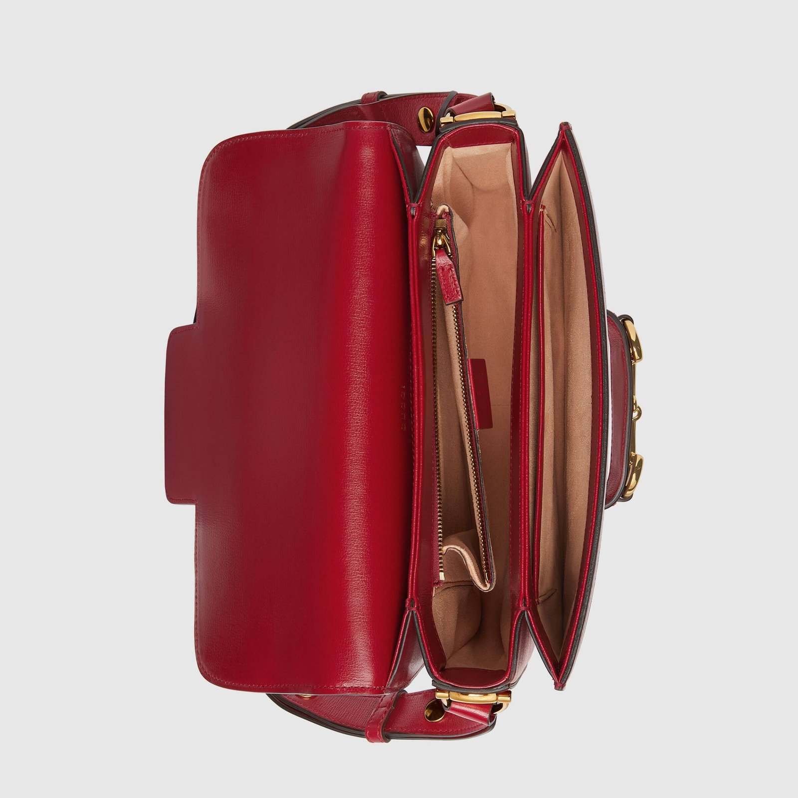 Gucci 1955 Horsebit Shoulder Bag Red | AlmaBagz - Image 5