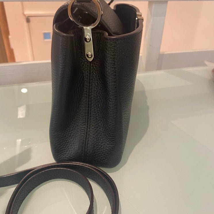 Louis Vuitton Capucines 2 Way Bag,Black,Leather | AlmaBagz
