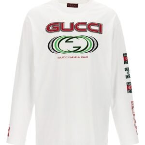 Gucci Men Logo Print T-Shirt | AlmaBagz