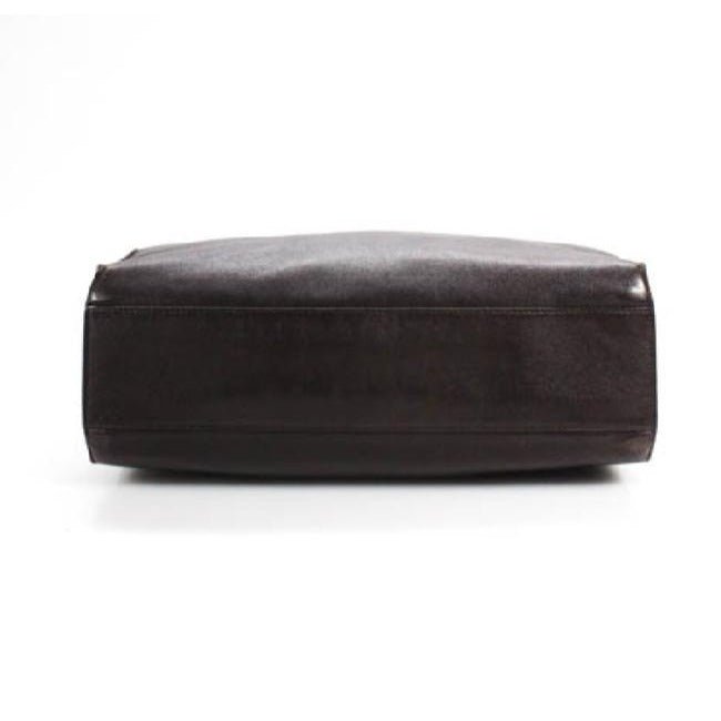 Gucci Vintage Satcheltotedesigner Purses Dark Brown Leather With Gold Square G Clasp Satchel | AlmaBagz