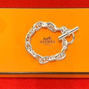 HERMES bracelet Silver925 Silver Chene Dunkle GM 14 frames | AlmaBagz