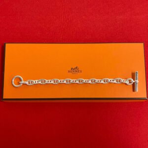 HERMES bracelet Silver925 Silver Chene Dunkle MM 17 frames | AlmaBagz
