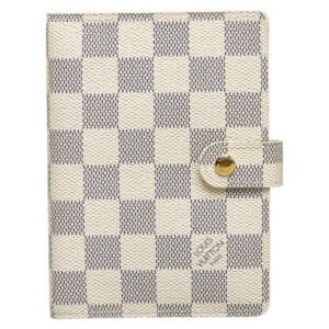 Louis Vuitton Agenda PM in Damier Azur R20706 White | AlmaBagz