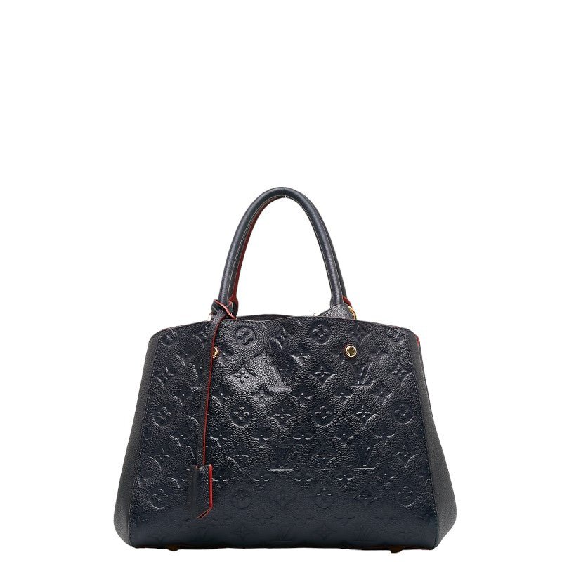 Louis Vuitton Monogram Amplant Montaigne MM Handbag Shoulder Bag 2WAY M42746 Marine Rouge Naïve Leather Louis Vuitton | AlmaBagz