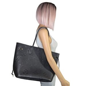 Louis Vuitton Monogram Giant Empreinte Neverfull MM & Pochette | AlmaBagz