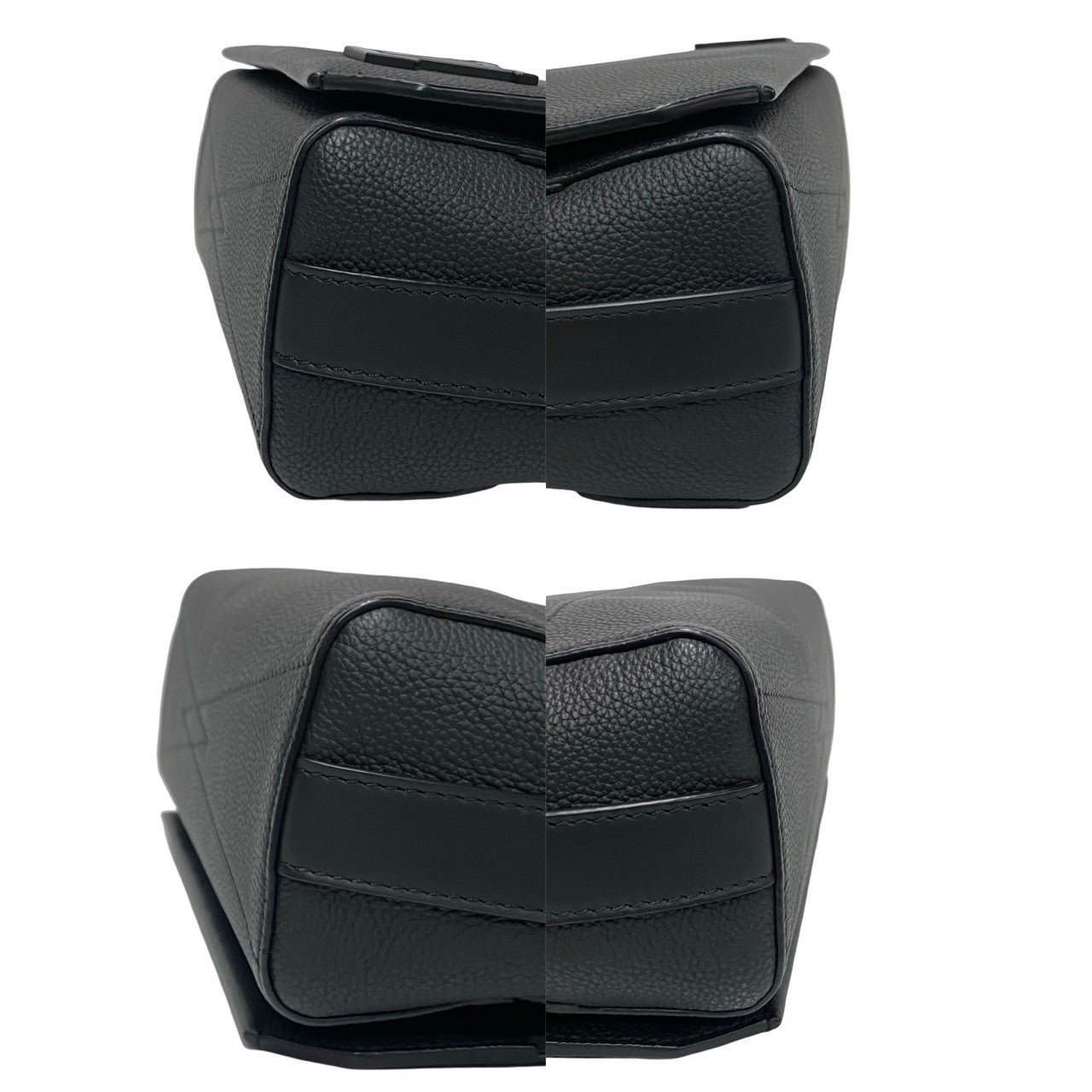 LOUIS VUITTON Shoulder Bag leather black LV Take Off Messenger | AlmaBagz - Image 7