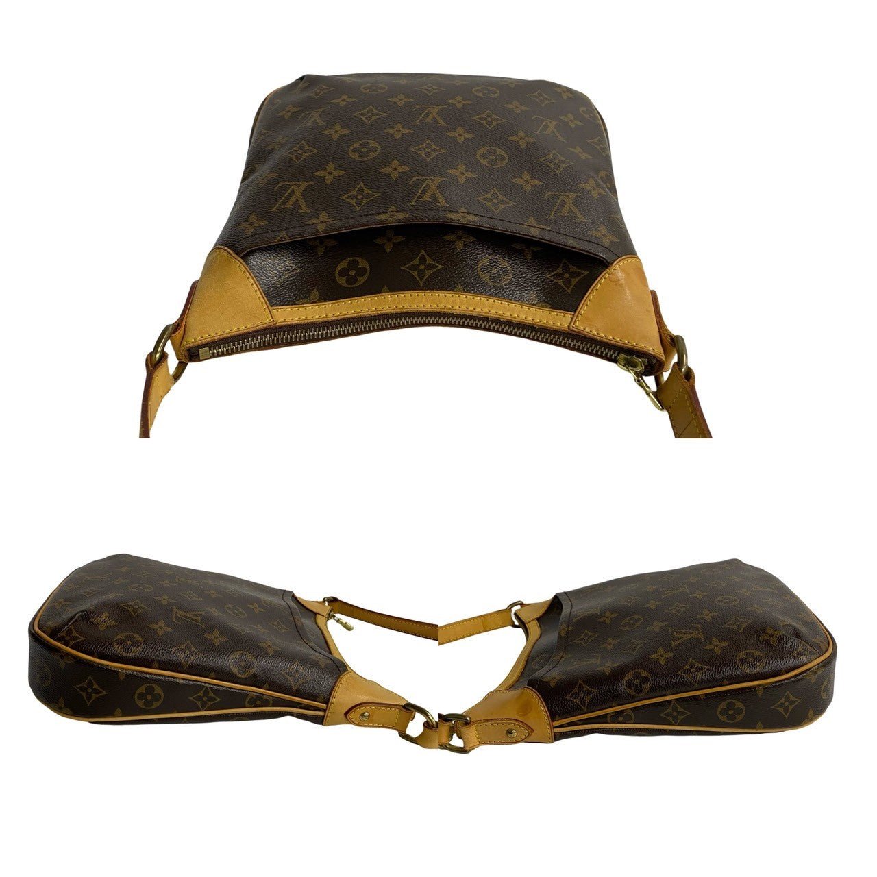 LOUIS VUITTON Shoulder Bag leather Brown Monogram Odeon PM | AlmaBagz - Image 5