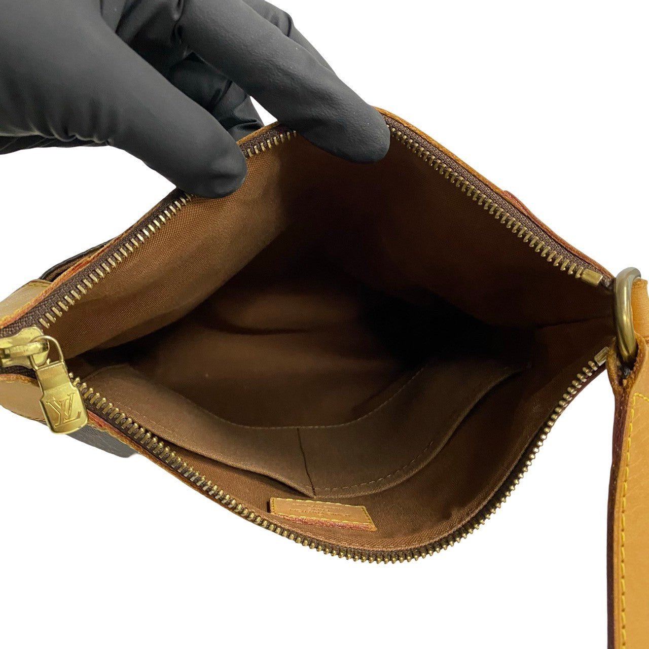 LOUIS VUITTON Shoulder Bag leather Brown Monogram Odeon PM | AlmaBagz - Image 8