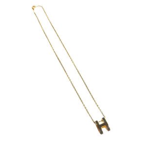 HERMES Necklace Gold Plated gold Pop ash Women Used | AlmaBagz