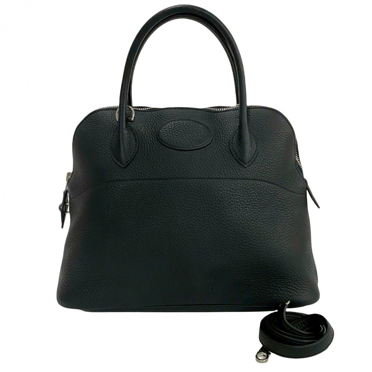 HERMES Shoulder Bag Taurillon Clemence black Bored 31 | AlmaBagz