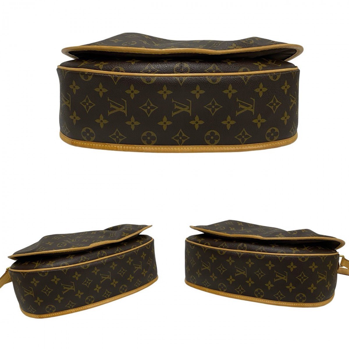 LOUIS VUITTON Shoulder Bag leather Brown Monogram Menilmontan MM | AlmaBagz - Image 6