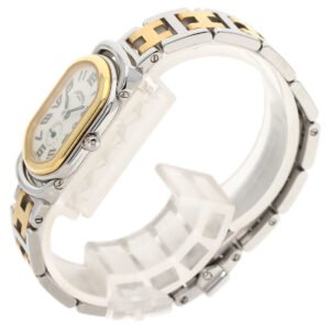 HERMES Watches Quartz RA2.220 Stainless Steel gold Rally Ivory dial | AlmaBagz