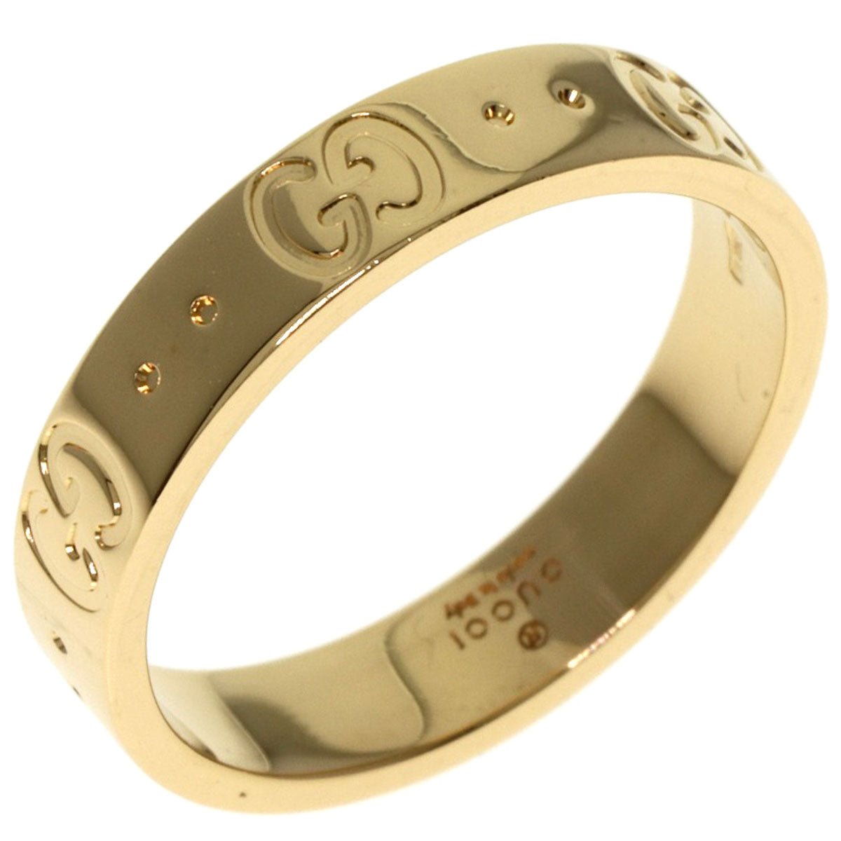 GUCCI Ring 18K Yellow Gold gold Icon # 13 Women Used | AlmaBagz