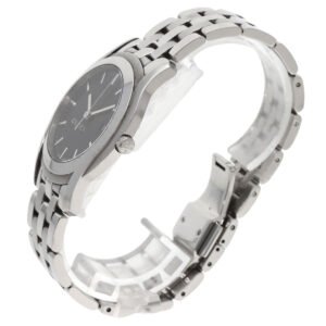 GUCCI Watches Quartz 5500XL Stainless Steel Silver Round face black dial | AlmaBagz