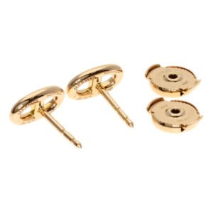 HERMES Pierce 18K Pink Gold gold Chene Dunkle Farandor TPM | AlmaBagz