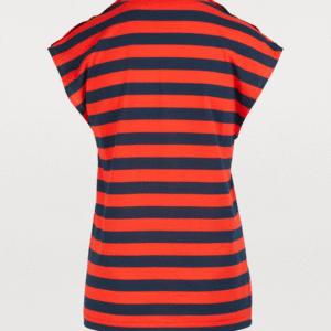 Gucci S/S Striped Pour La Cote D'Azur T-Shirt in Red and Navy | AlmaBagz