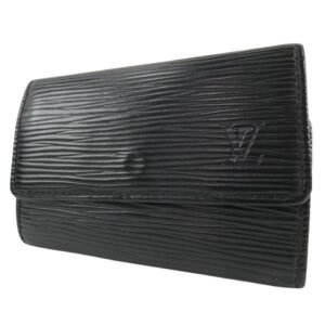 Louis Vuitton Black Leather Multicles wallet accessories | AlmaBagz