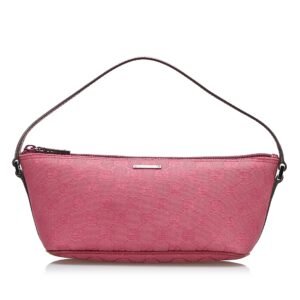 Gucci GG Canvas Boat Baguette | AlmaBagz