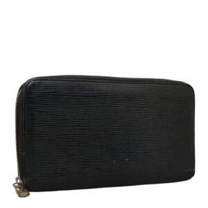Louis Vuitton Epic Zippie Organizer Round Long Wallet M63852 Black Leather Ladies Louis Vuitton | AlmaBagz
