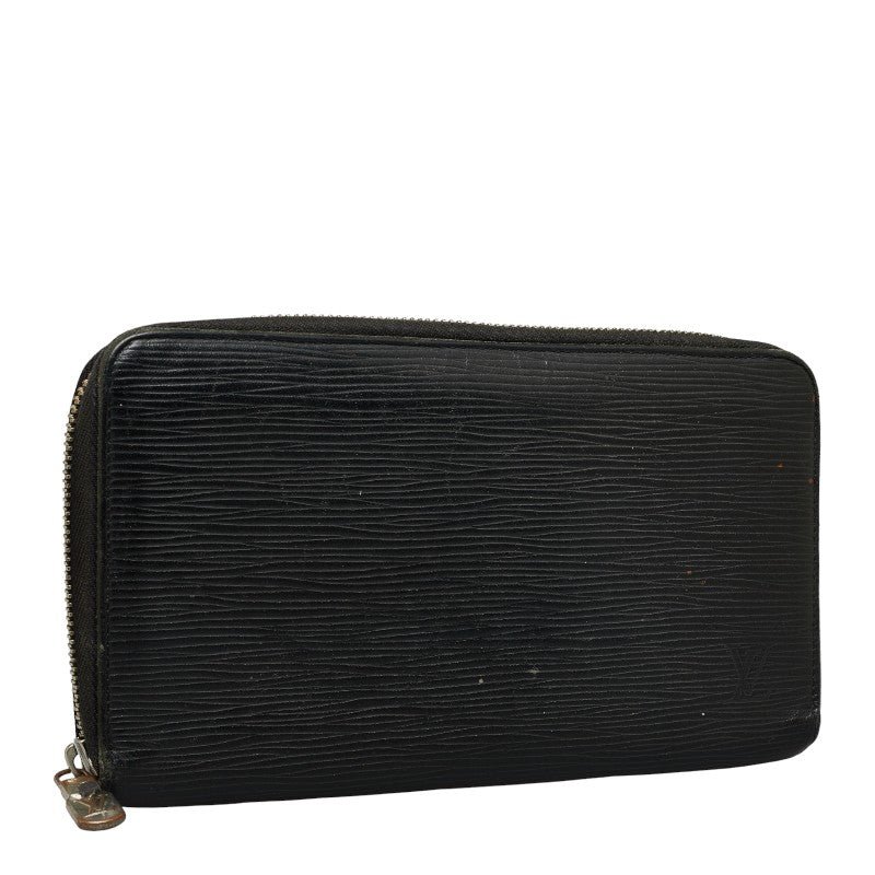Louis Vuitton Epic Zippie Organizer Round Long Wallet M63852 Black Leather Ladies Louis Vuitton | AlmaBagz