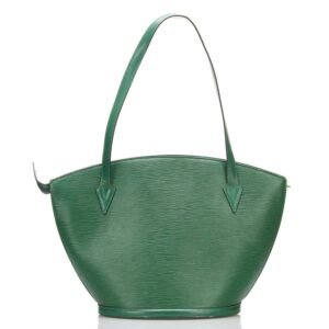 Louis Vuitton Green Leather Saint Jacques handbag bag | AlmaBagz