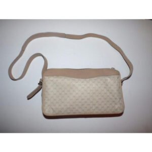 Gucci Gg Supreme Shoulder Messenger Guccissima Canvas Leather Taupe Micro G Logo | AlmaBagz