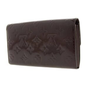 Louis Vuitton Brown Patent leather Sarah wallet accessories | AlmaBagz